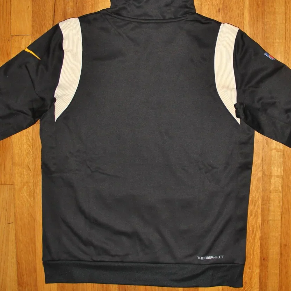 Nike Pittsburgh Steelers Therma-Fit Sideline On Field Hoodie Mens L Black Gold